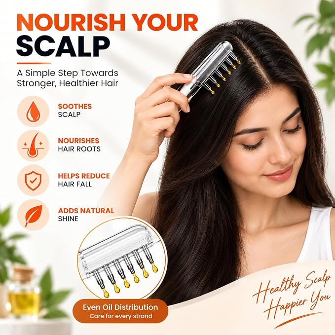 Hair Oil Applicator Comb